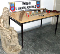 Jandarmadan tarihi eser operasyonu