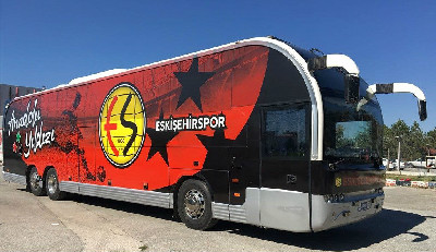 TAKIM OTOBÜSÜ GİYDİRİLDİ