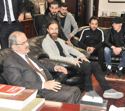 FUTBOLCULAR BÜYÜKERŞENE GİTTİ