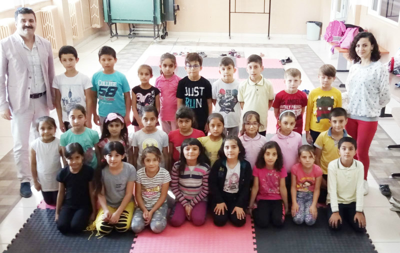 75. YIL İLKOKULU TAEKWONDO İLE TANIŞTI