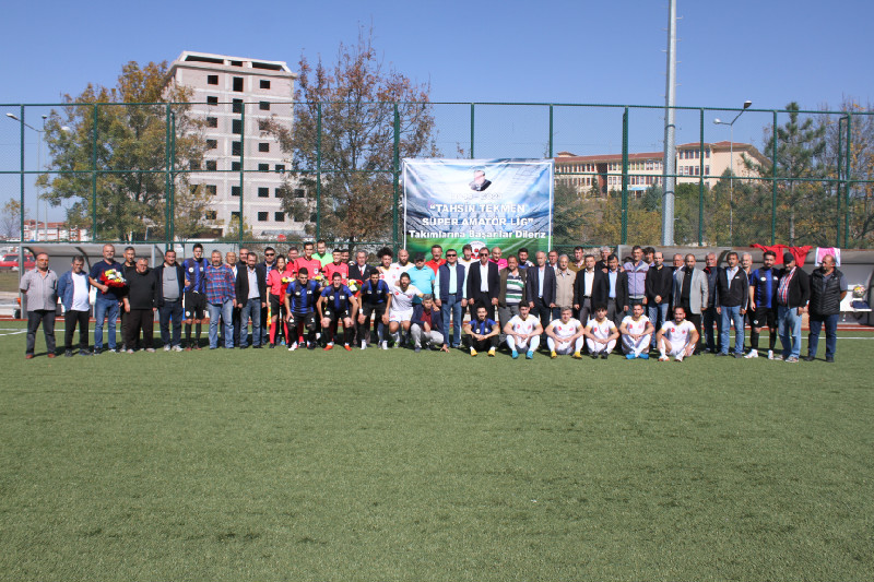TAHSİN TEKMEN SÜPER AMATÖR  KÜMEYE VEFALI AÇILIŞ YAPILDI