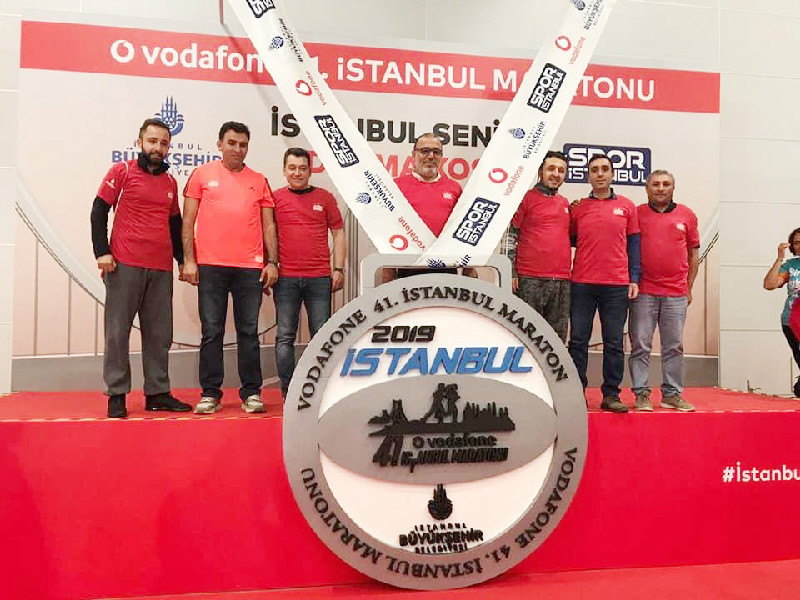 İSTANBUL MARATONUNA KATILDILAR