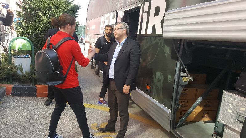 BAŞKAN AKGÖREN UĞURLADI