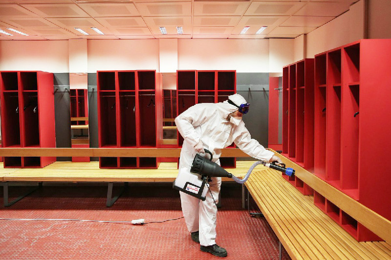 TESİSLER DEZENFEKTE EDİLİYOR