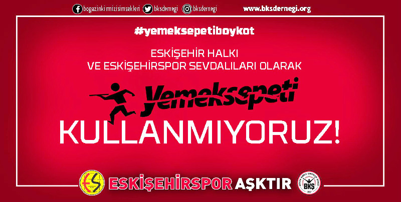 YEMEKSEPETİNİ BOYKOT ETTİLER