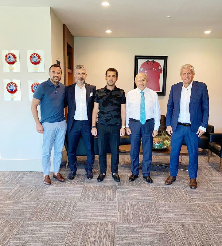 B.B. ERZURUMSPORDAN ÖZDEMİRE NEZAKET ZİYARETİ