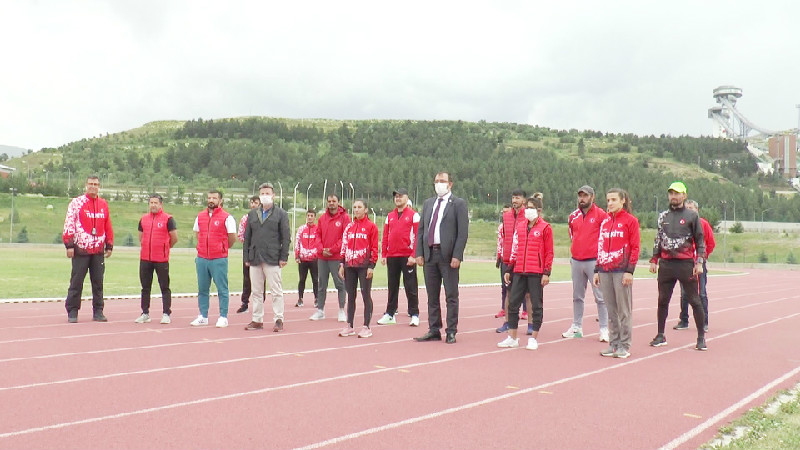 ATLETİZM MİLLİ TAKIMI, ERZURUMDA KAMPA GİRDİ