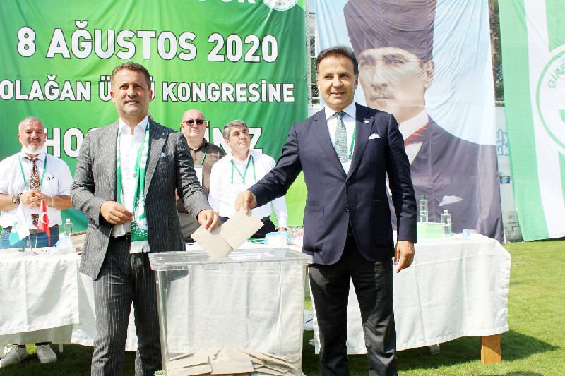 GİRESUNSPOR’DA HAKAN KARAAHMET BAŞKAN SEÇİLDİ