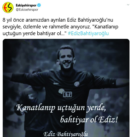 ESKİŞEHİRSPORDAN EDİZ PAYLAŞIMI
