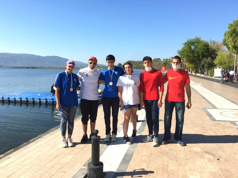 BÜYÜKŞEHİR SPORCULARI  YİNE KÜRSÜYE ÇIKTI