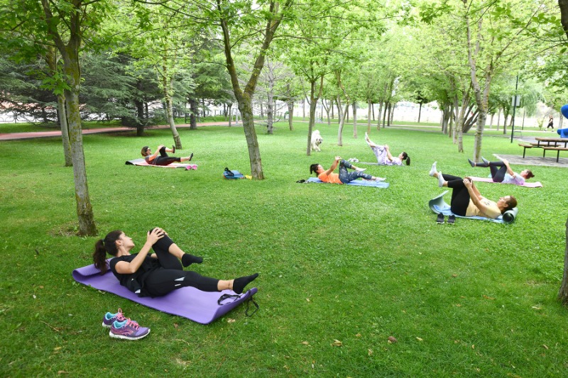 TEPEBAŞINDA GÜN SPOR İLE BAŞLIYOR