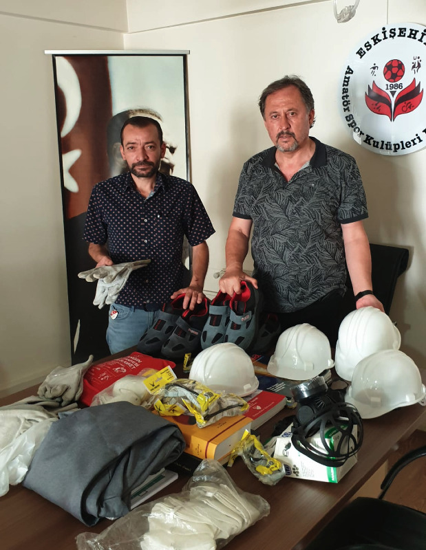 MARMARİSE MALZEME  YARDIMI GERÇEKLEŞTİ