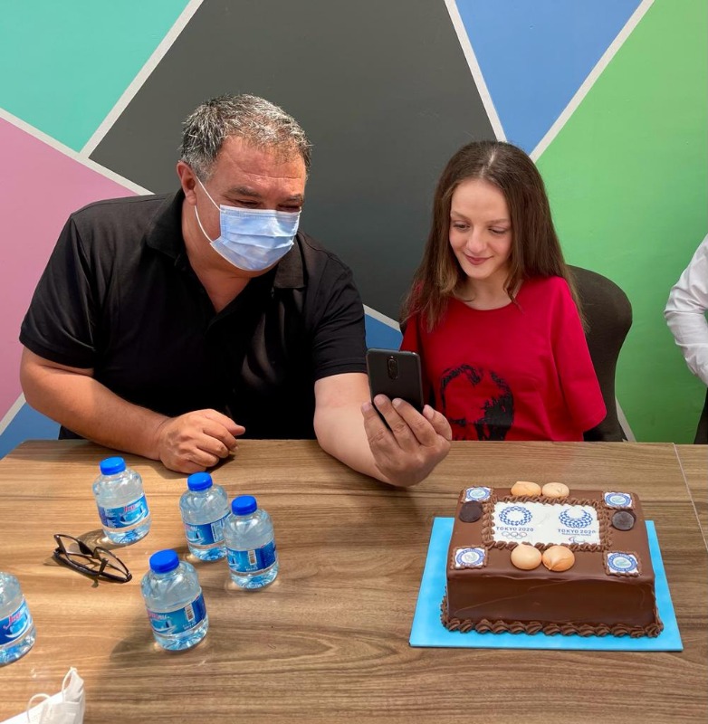 BÜYÜKŞEHİRDEN SÜMEYYE BOYACIYA ZİYARET