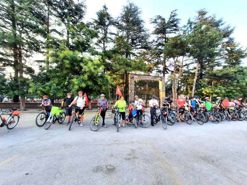 BİSİKLETÇİLER BAYRAMI KUTLADI