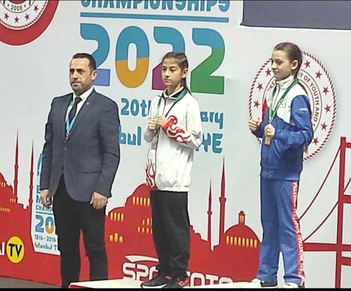 CEREN SARIKAYA  AVRUPA İKİNCİSİ!