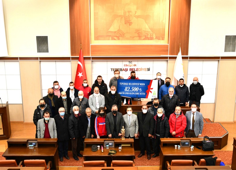 TEPEBAŞINDAN AMATÖR SPORA DESTEK