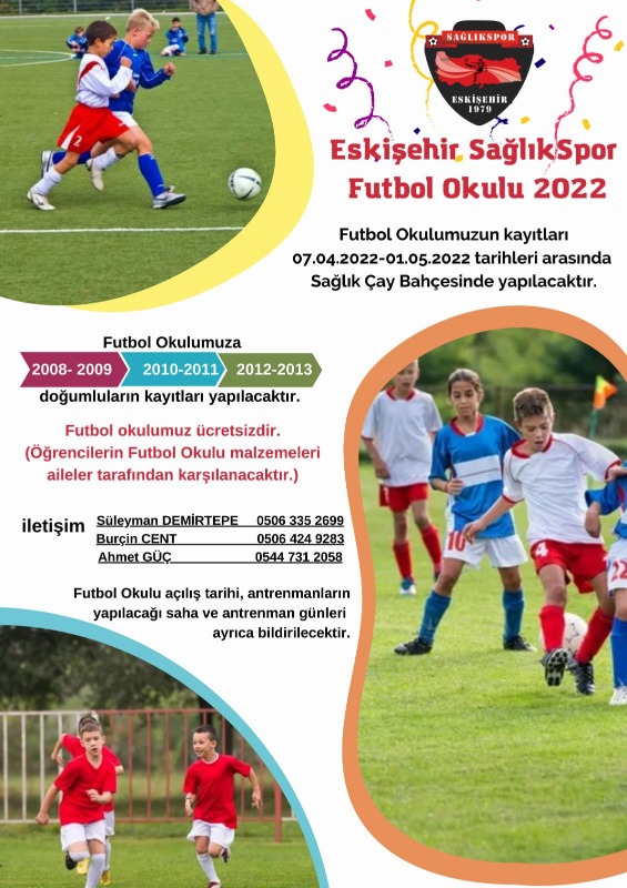 SAĞLIKSPORDAN  Futbol Okulu Hazırlığı