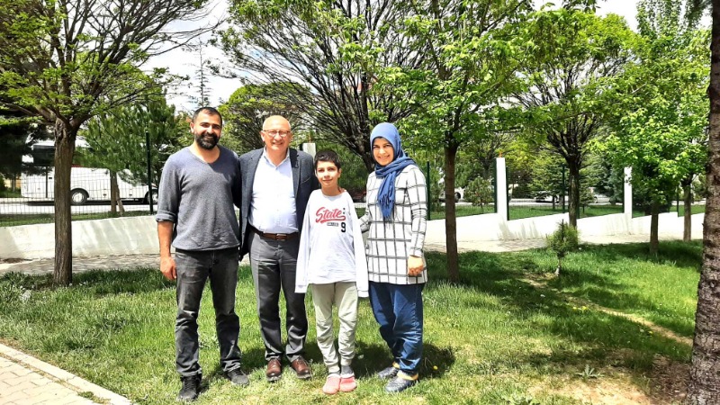 ÇAKIRÖZER BARANI  EVİNDE ZİYARET ETTİ