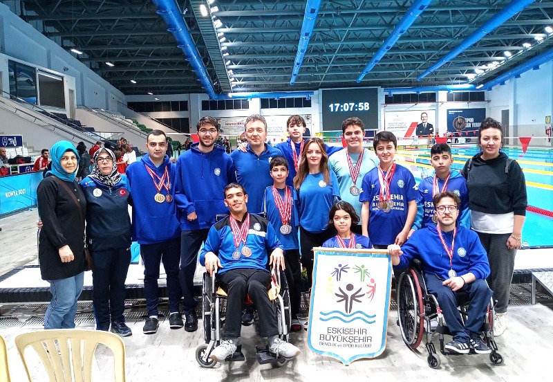 PARA YÜZME TÜRKİYE ŞAMPİYONASINDA  SPORCULARIMIZ MADALYALARI TOPLADI