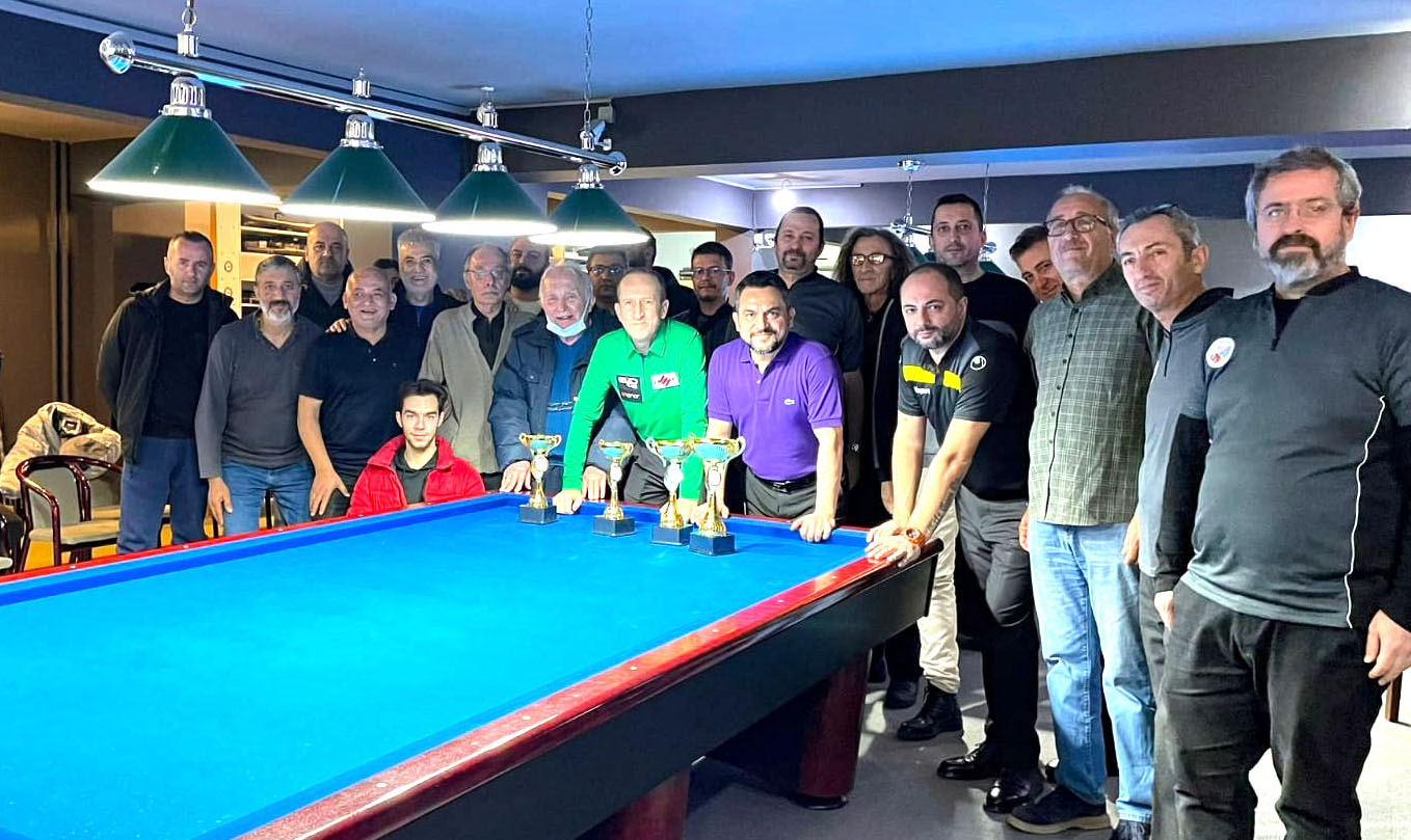 BİLARDO’DA ÖDÜLLER TAMAM