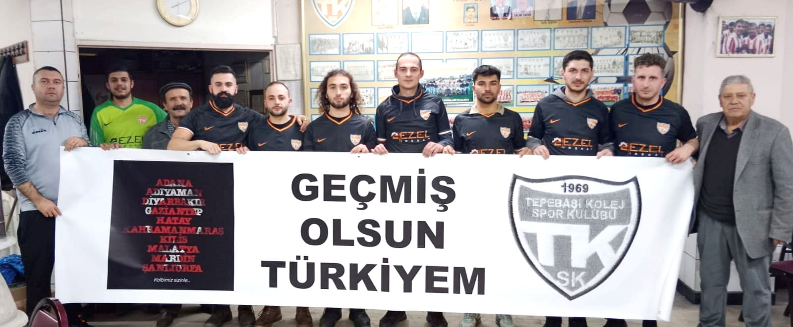 TEPEBAŞI KOLEJSPOR Depremzedeleri Unutmadı
