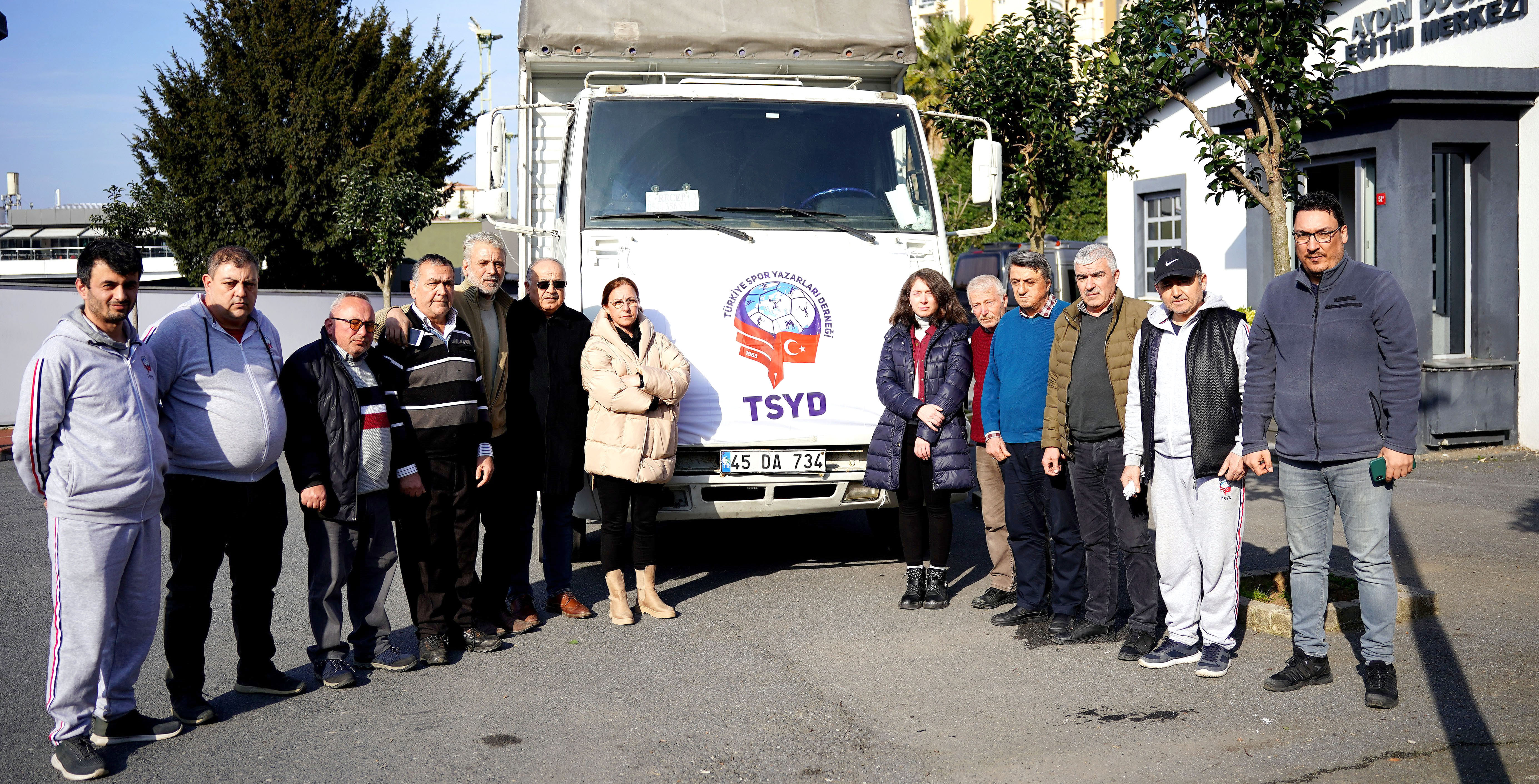 TSYD'DEN DEPREM BÖLGESİNE DESTEK DEVAM EDİYOR