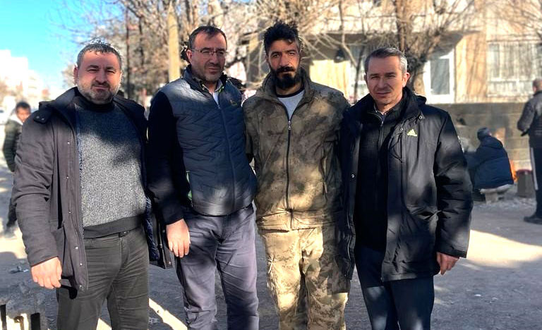 TAF BAŞKANI FATİH ÇİNTİMAR AFET BÖLGESİNE GİTTİ
