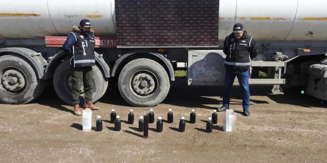 Eskişehir'de polis ekiplerinden kaçak yakıt operasyonu (Video Haber)