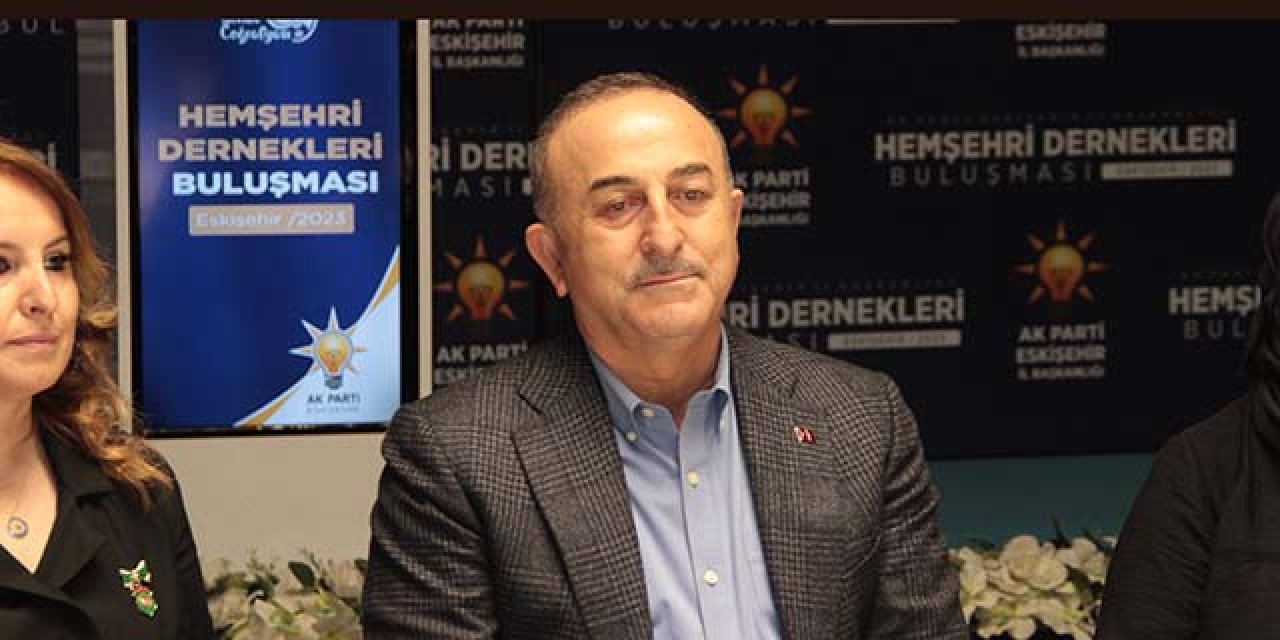 Dışişleri Bakanı Mevlüt Çavuşoğlu Eskişehir'de açıklamalarda bulundu (Video Haber)