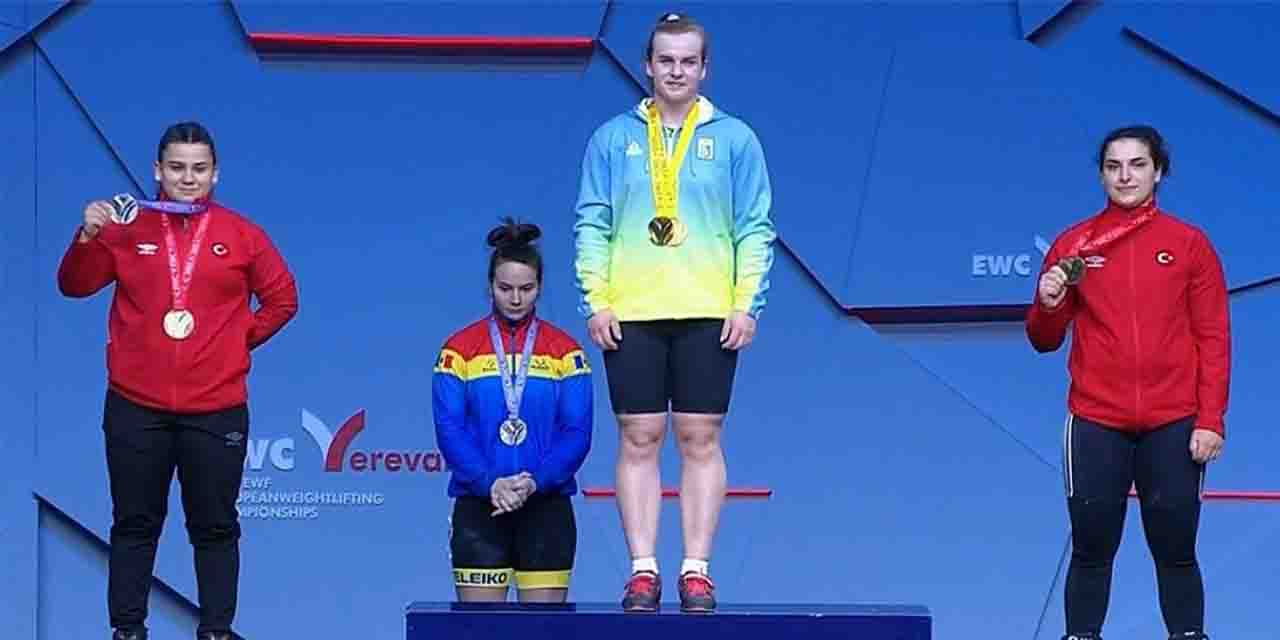 Dilara Narin, halterde Avrupa ikincisi