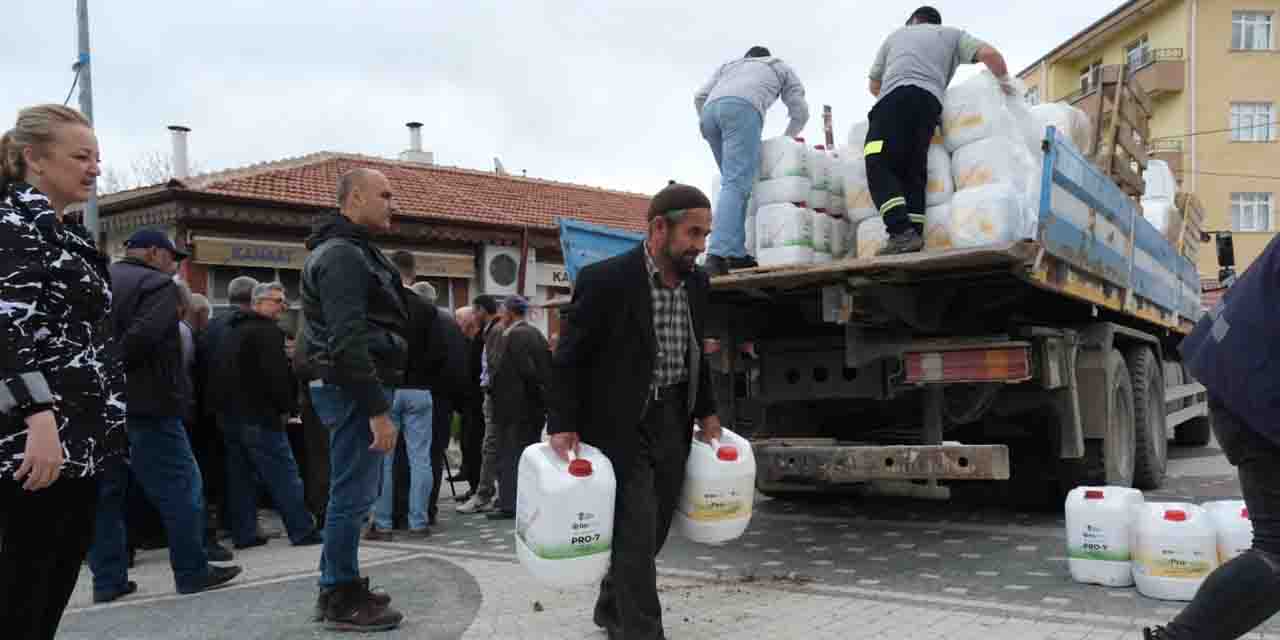 Küçük çiftçiye sıvı gübre desteği