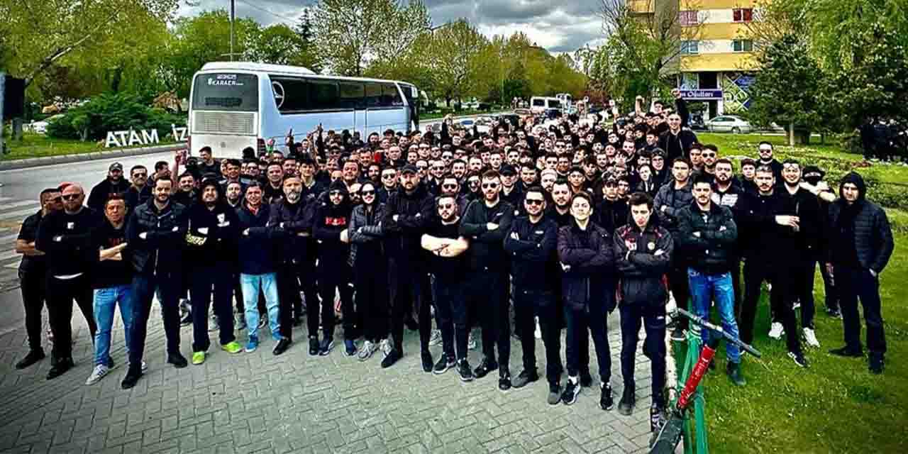 300 kişilik deplasman yolculuğu