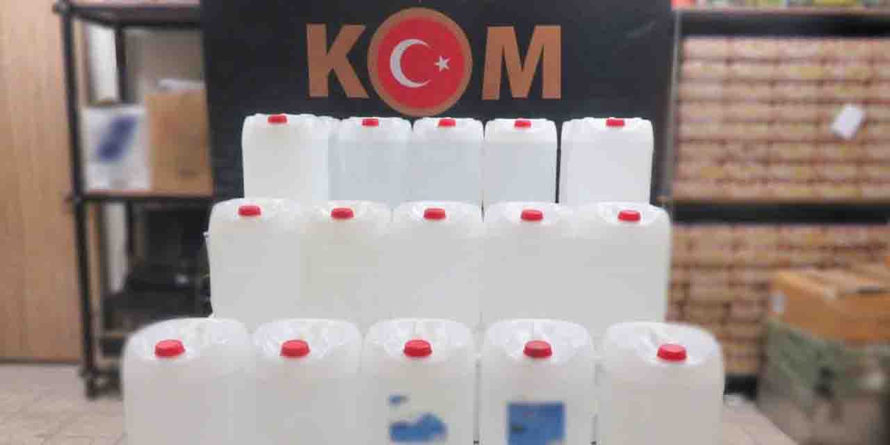 Eskişehir'de litrelerce etil alkol ele geçirildi