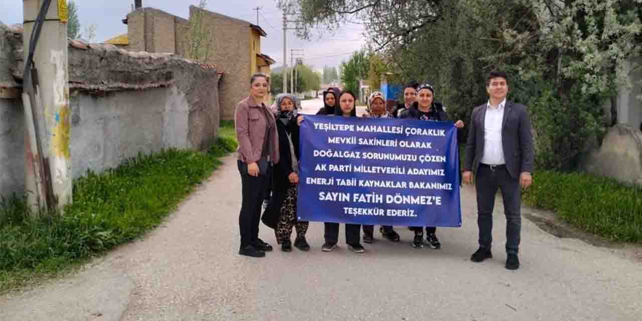 Yeşiltepe Mahallesinin doğalgaz sorunu çözüldü