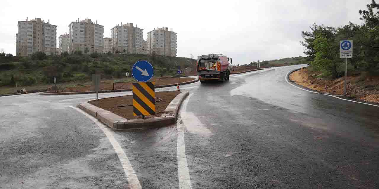Büyükşehir o yolu trafiğe açtı