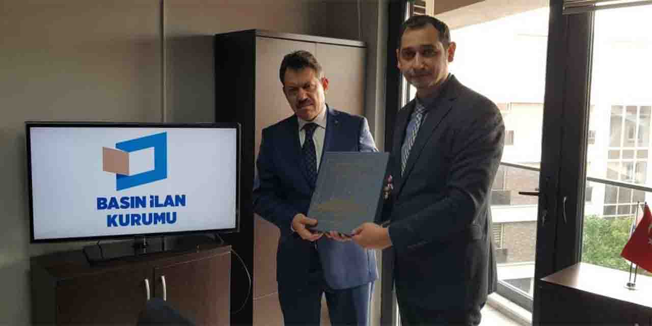 Cumhuriyet Başsavcısı Ali Yeldan Basın İlan Kurumu'nda