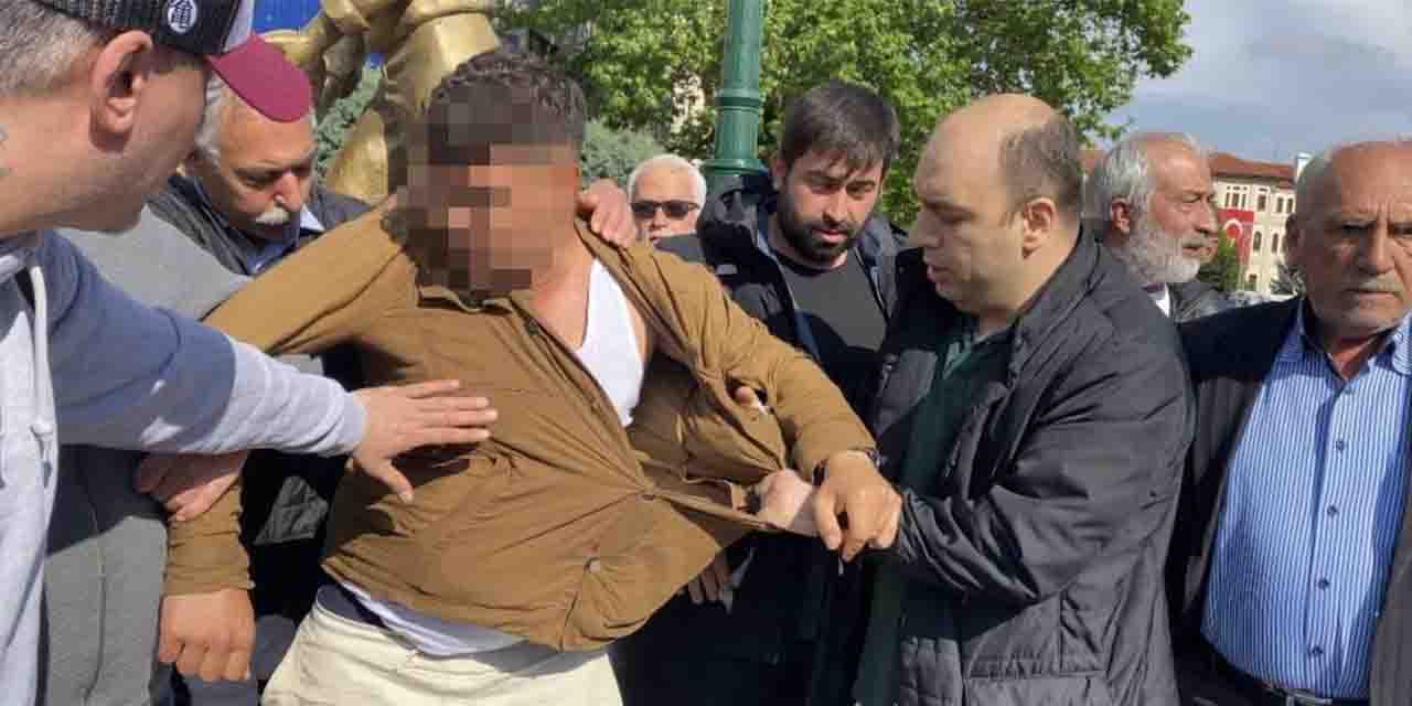 Eskişehir'de bankamatik soyguncusu linçten son anda kurtuldu