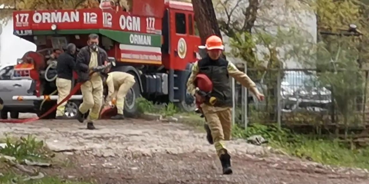 Orman çalışanları yangın söndürme eğitimlerini tamamladı