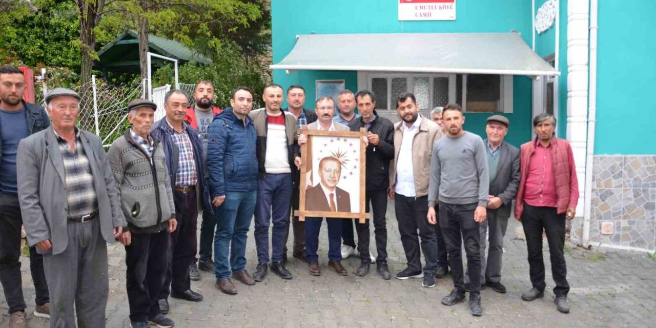 Emet’in Umutlu köyünde Erdoğan sevgisi
