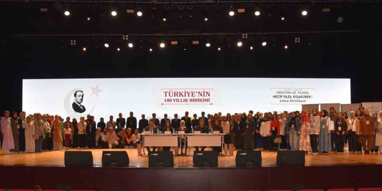 Konya’da Necip Fazıl Kısakürek vefatının 40. yıldönümünde anılıyor