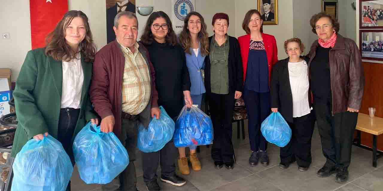 Adalet Meslek Yüksekokulundan Mavi Kapak Kampanyası’na destek