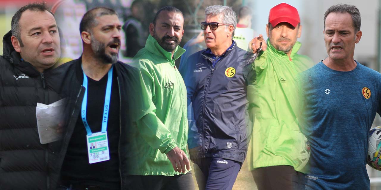 34 maçta 6 teknik adam