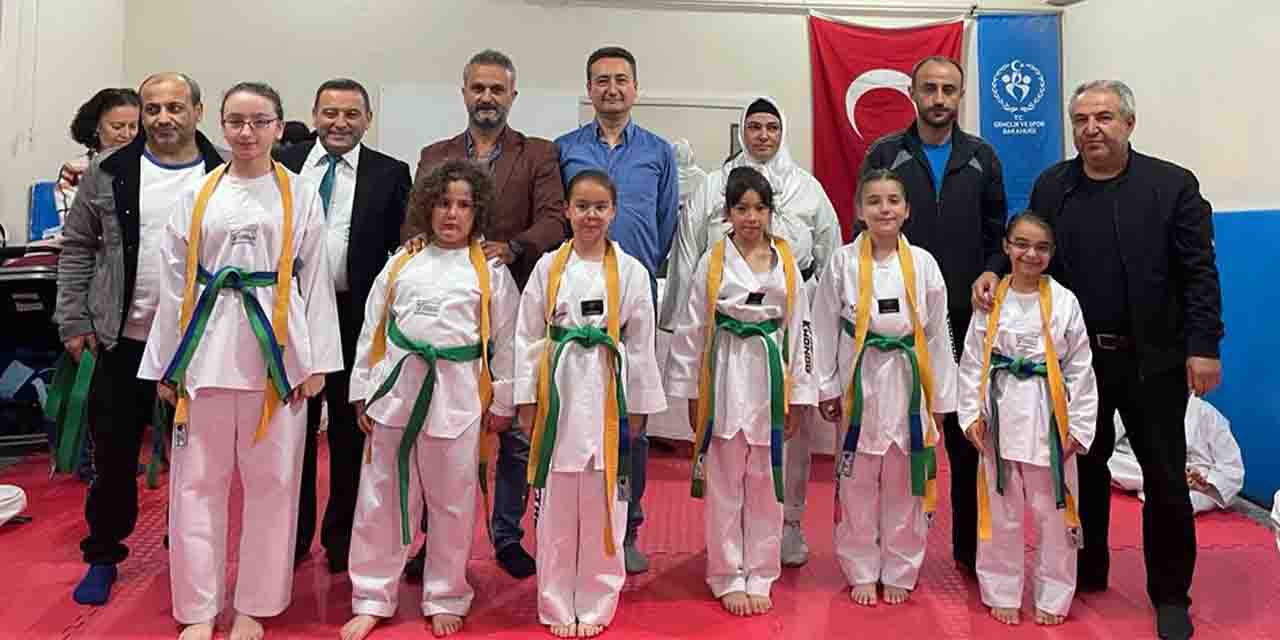 Taekwondo’da kuşak sevinci