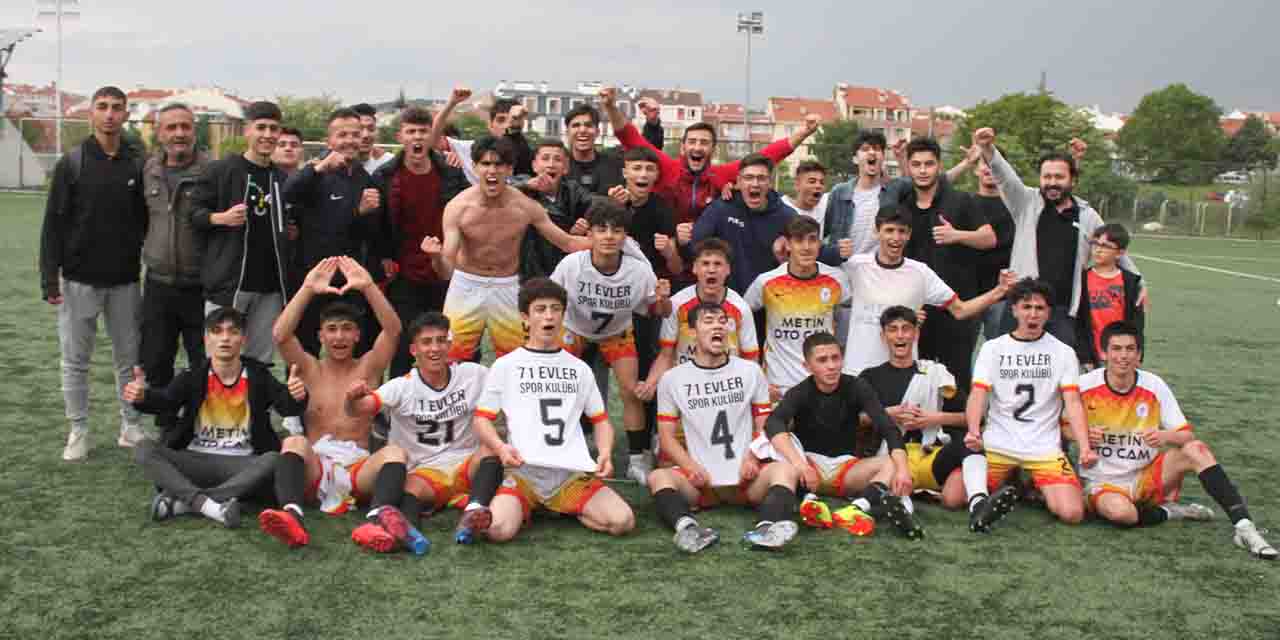 Son çeyrek finalist 71 Evlerspor oldu…