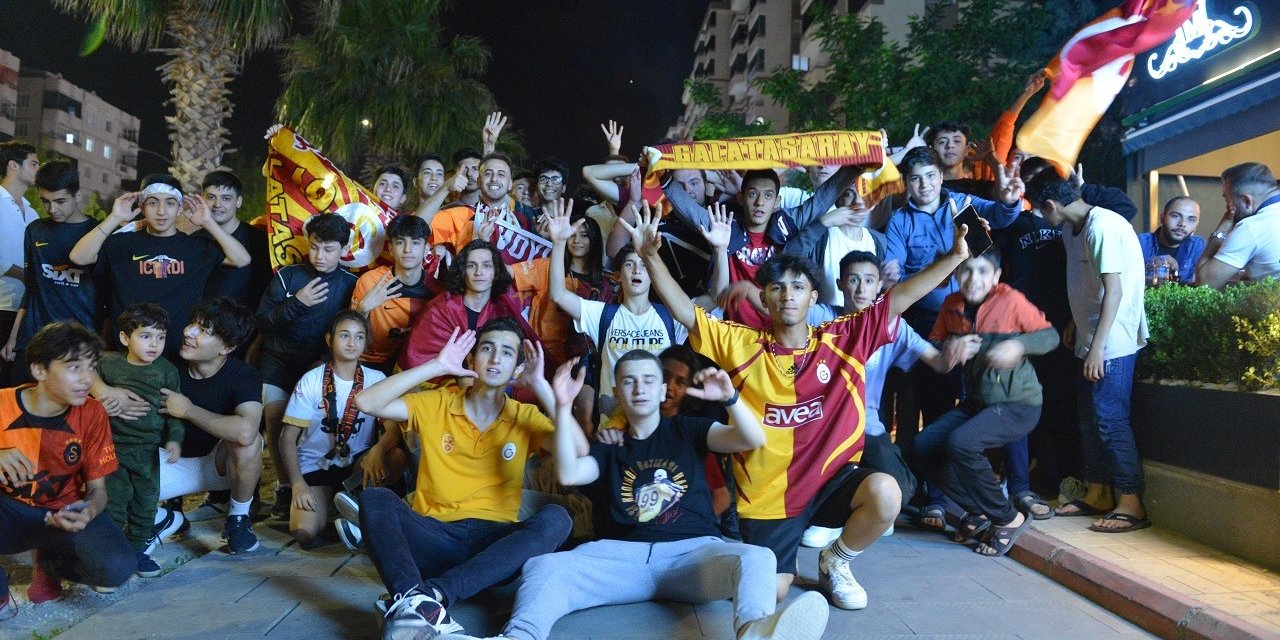 Kahramanmaraş’ta Galatasaray şampiyonluğu kutlandı