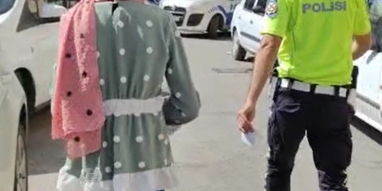 Yanlış okula giden öğrencinin imdadına trafik polisleri yetişti