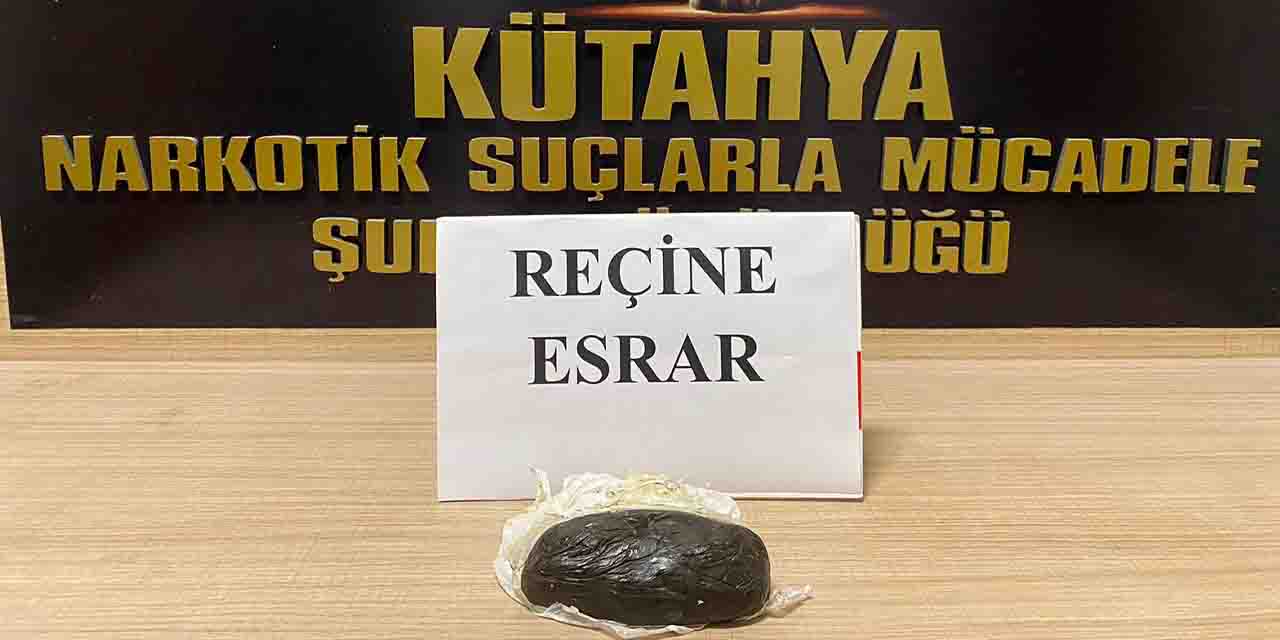 Kütahya'da uyuşturucu ele geçirildi