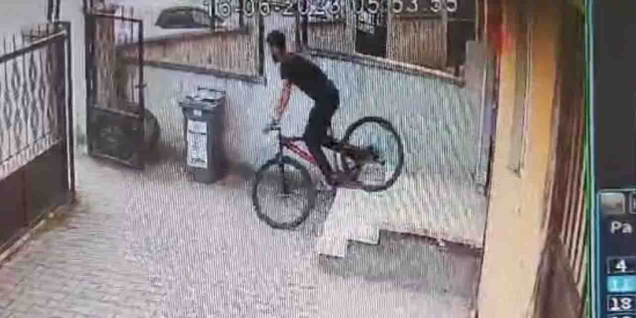 Bursa'da bisiklet hırsızı aranıyor