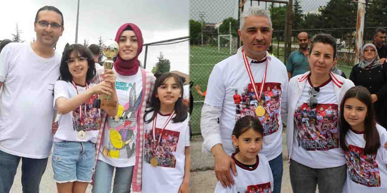 Başarıyı aileleriyle kutladılar
