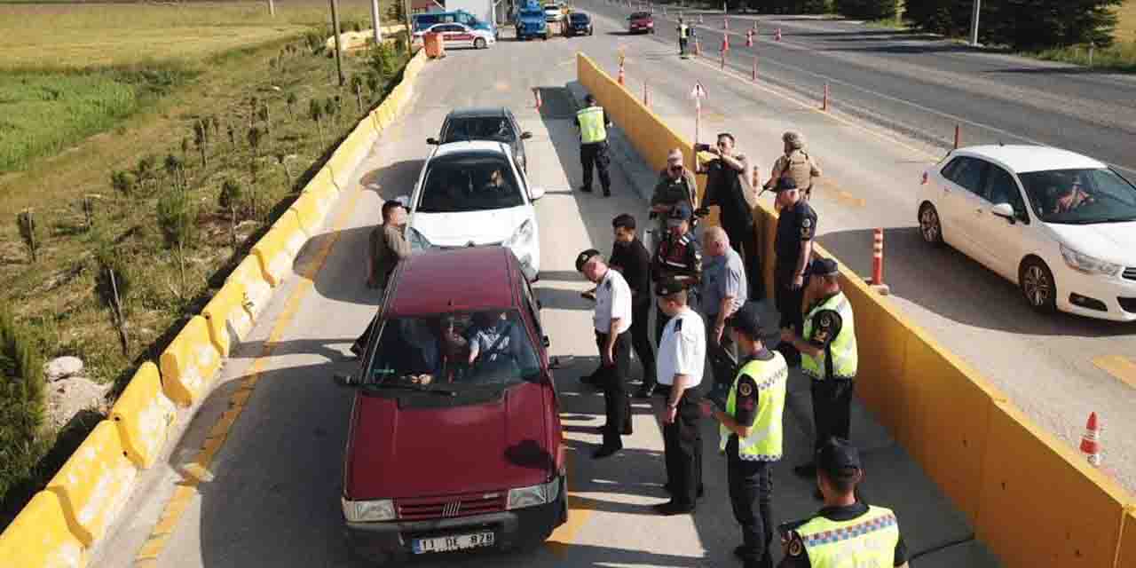 Eskişehir jandarmasından sıkı denetim